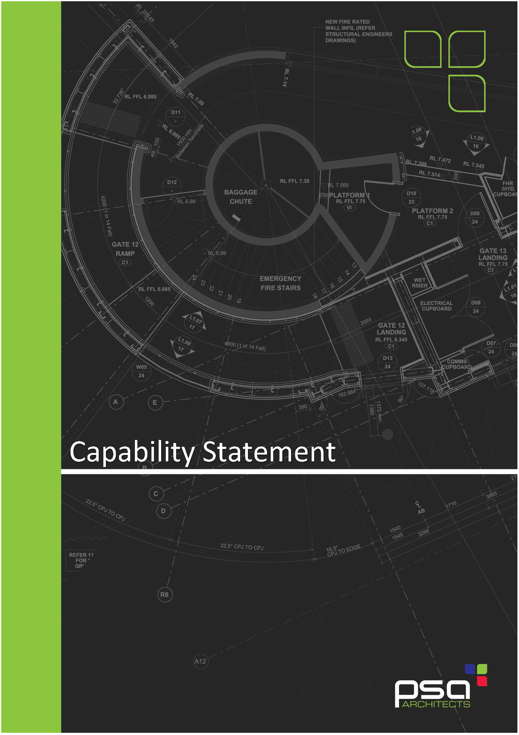 PSA Architects Capability Statement